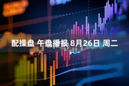 配操盘 午盘播报 8月26日 周二